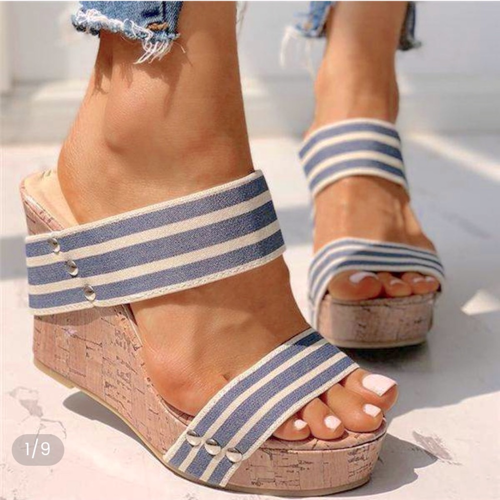 Platform Wedge Sandals 👡😊 - Picture 6 of 6